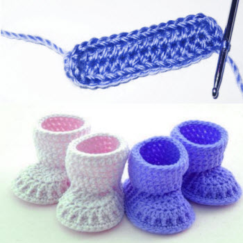 papuceii Crochet tricot