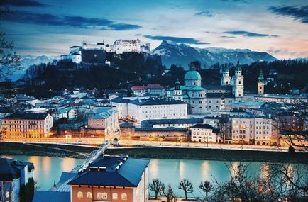 Salzburg, Austria Salzburg este vorba și atracții cu fotografii