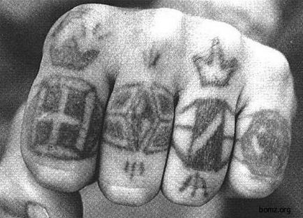 inele tatuaj Sk în tatuaje penale și semnificația lor, o revistă online despre tatuaje