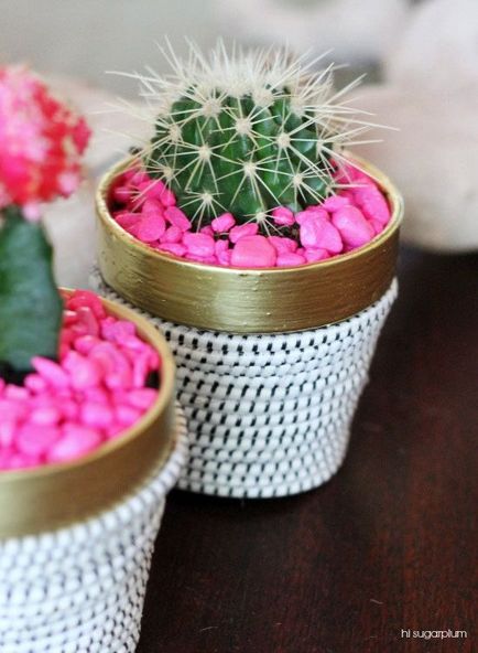 100 cele mai bune idei de decorare modul de a decora ghivece de flori cu mâinile lor