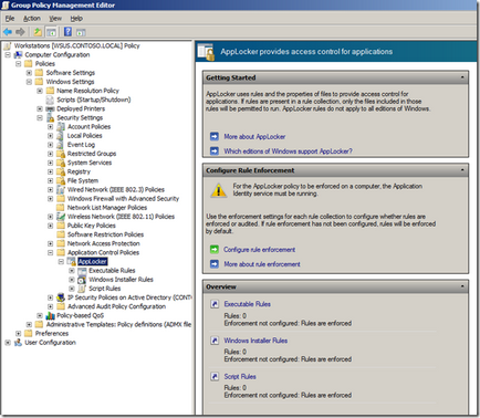 AppLocker în Windows 7