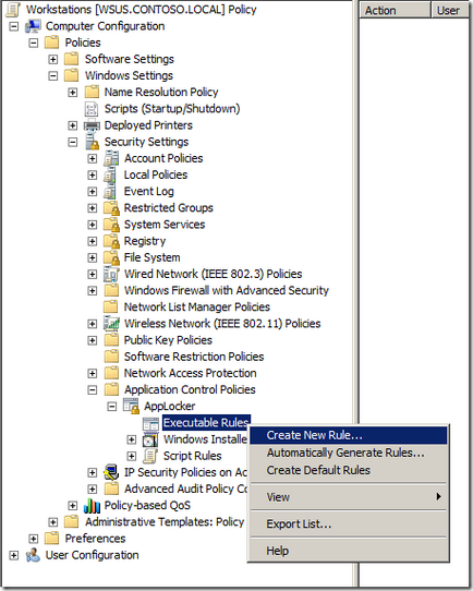 AppLocker în Windows 7