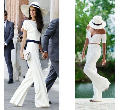 pantaloni albi - ce să poarte 48 de fotografii de imagini elegante