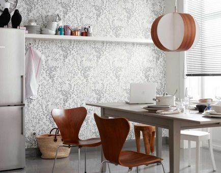 Cum de a decora un perete în bucătărie, selectați un material decorativ, fotografie interior
