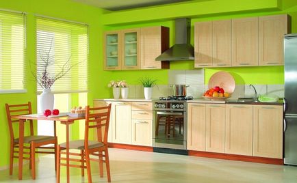 Cum de a decora un perete în bucătărie, selectați un material decorativ, fotografie interior