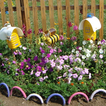 grădină de flori în țară cu propriile mâini design-ul dispozitivelor foto și flori paturi, cum să faci o grădină de flori