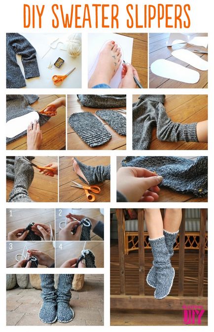Zece modalități cum să coase papuci proprii din resturi de materiale
