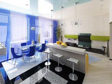 Proiectare living-sala de mese de 120 fotografii (zonă de luat masa Highlight va ajuta) Proiectare living-sala de mese de 120 de fotografii