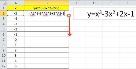 Graficul funcției în Excel modul de a construi birou MS Excel - instrucțiuni de lucru de calculator și sfaturi -