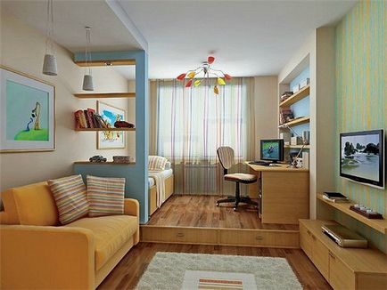 Idei repararea un apartament cu un dormitor (interior) studio de reparații Idei