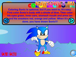 Jocuri cu Sonic X colorat