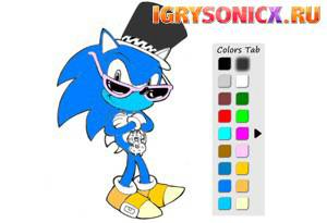 Jocuri cu Sonic X colorat