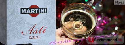 Vin spumant Martini Asti - «Asti Martini - șampanie mea preferată! O trecere în revistă detaliată a acestui