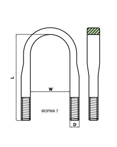 Producția și vânzarea scărilor și u - șuruburi pentru arcuri lamelare la comanda si in conformitate cu desenele