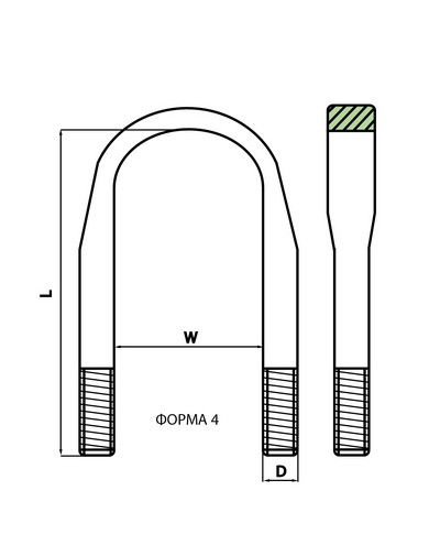 Producția și vânzarea scărilor și u - șuruburi pentru arcuri lamelare la comanda si in conformitate cu desenele