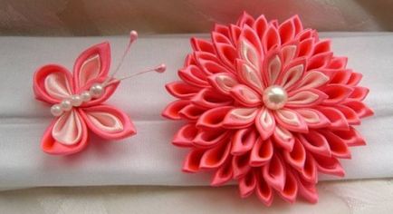 Producția de flori din material textil, cu mâinile lor mod amar ca un hobby și master-class