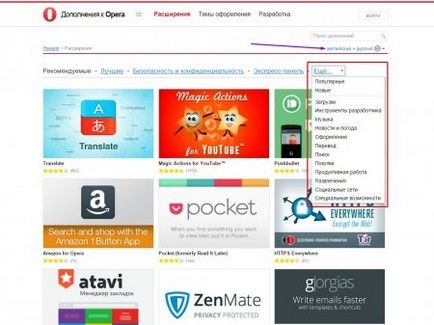 Cum se adaugă o extensie (plug-in) în opera browser-