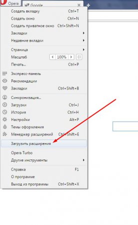 Cum se adaugă o extensie (plug-in) în opera browser-