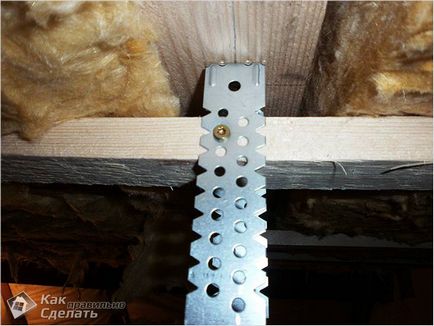 Cum de a stabili gips-carton plafon - pentru lemn și cadru metalic (circuit)