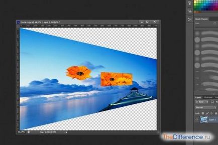Cum sa vânt straturile în Photoshop (dreptunghi Marquee Tool) Cum la vânt straturile în Photoshop
