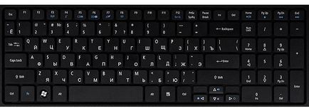 Cum să utilizați tastatura pe laptop - butoane principale