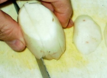 Cum să taie cartofi prajiti