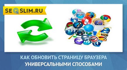 Cum de a actualiza o pagină de browser (update) Cum de a actualiza o pagină de browser