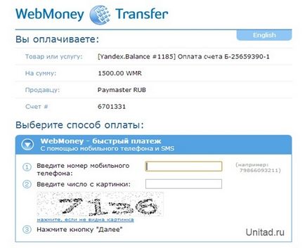 Cum să plătească pentru Yandex reîncărcare directă prin publicitate pe Yandex