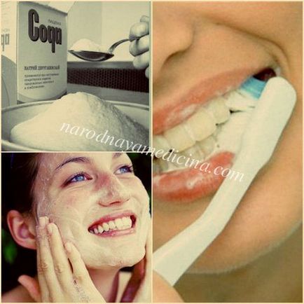 Cum de a albi dintii cu bicarbonat de sodiu la domiciliu, pe blog-ul Alena Kravchenko
