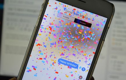 Cum de a trimite mesaje animat iMessage pe ios 10