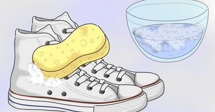 Cum se curata pantofi albi