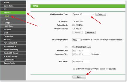 Cum să se conecteze și să configurați router Wi-Fi TP-LINK TL-WR841N instrucțiuni cu imagini, calculator