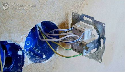 Cum se conectează la comutatorul de intrare - schema de conexiuni (întrerupător de circuit) Cum se conectează la comutatorul de intrare - schema de conectare