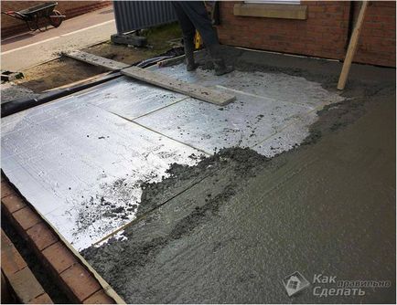 Cum sa faci o podea de beton - o podea din beton
