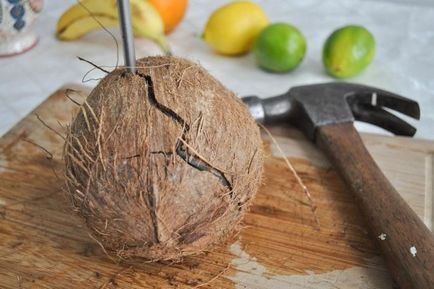 Cum să împartă deschide o nucă de cocos și casa - sfaturi de bază