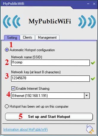 Ca un laptop distribuie WiFi (netsh wlan hostednetwork) Cum de a distribui WiFi cu laptop