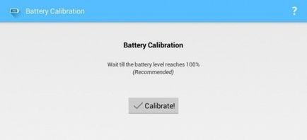 Cum de a face o calibrare a bateriei pe Android