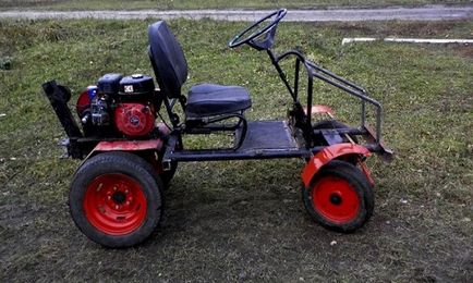 Cum se face un tractor mers pe jos în spatele