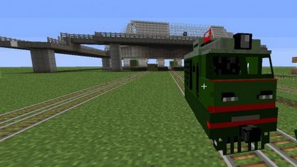 Cum sa faci un tren în Minecraft, kaksdelatpravilno