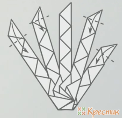 Cum sa faci o mână de hârtie în origami (hârtie) Cum sa faci o mână de hârtie în tehnica origami