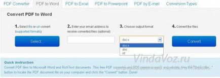 Cum se convertesc (a face) din pdf în format Word (doc, docx)