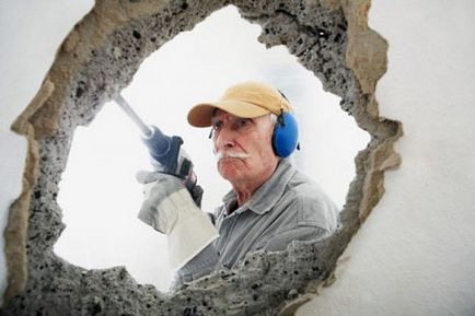 Cum de a sparge un zid de beton - cele mai eficiente metode de demontare