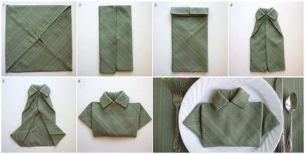 Cum să se plieze servetele frumos - 10 opțiuni pentru a decora masa