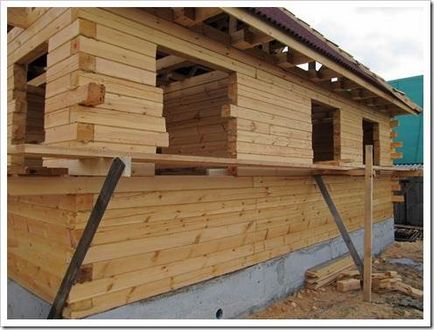 Cum de a asambla o casa din lemn reguli simple profilate, precum și instrucțiuni detaliate video