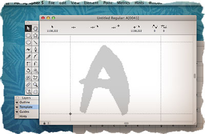 Cum de a crea un font ttf din imagini scanate folosind Fontographer - Lecții №6