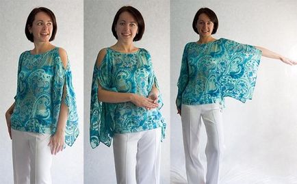 Cum să coase o jachetă cu bluze sale sifon mâini model, mod rapid și ușor pentru a coase bluze