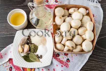 Cum se marineze ciuperci la pas acasă cu reteta pas cu fotografii gustări