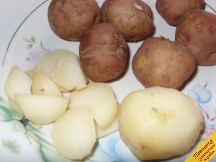 salata de cartofi cu roșii și castraveți (pas cu pas reteta cu fotografii)