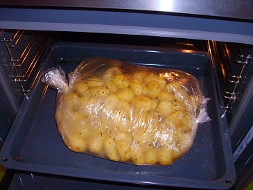 Cartofi în punga în cuptor