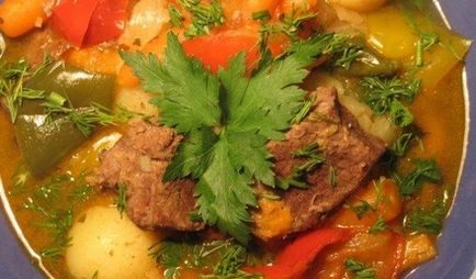 Cartofi cu carne si reteta de tomate, cum să gătească cartofi cu carne și roșii